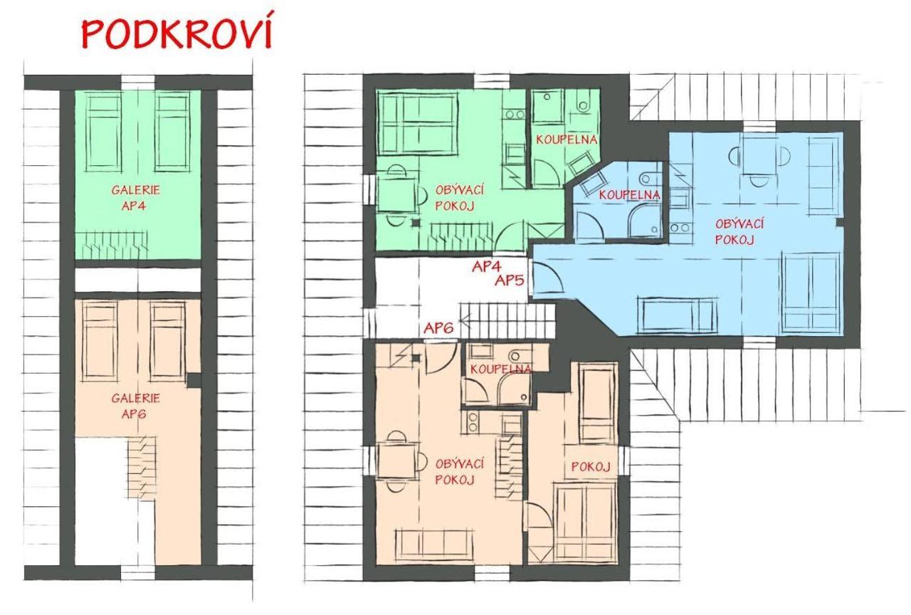 Apartmany U Muzea Horní Blatná Buitenkant foto